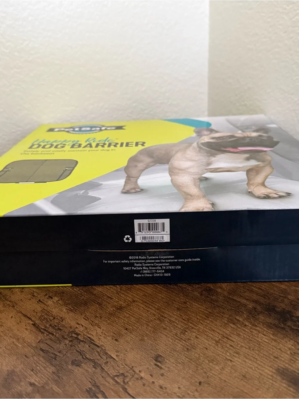 PetSafe Dog Barrier - Yellow and Teal Packaging